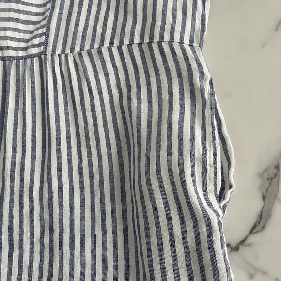 Tommy Bahama St. Lucia Dress sz Large Stripe Cover-up Coastal Boho Chic Outdoor - Picture 10 of 12